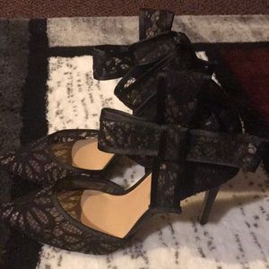 Lace heels